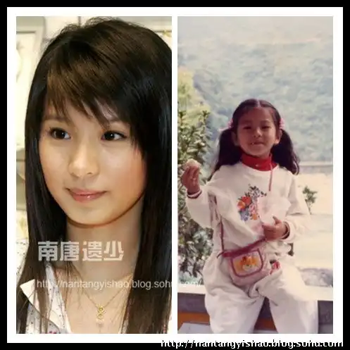 50大美女明星青涩童年照大曝光整容美女or天生丽质