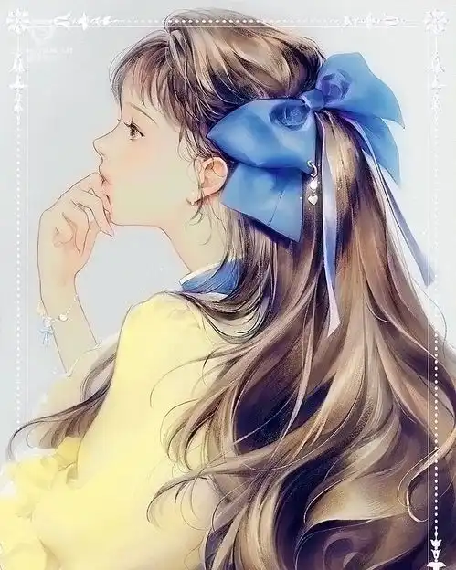 如沐春风般的仙境女孩,画出来的怦然心动