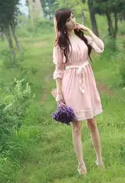 photoshop给树林美女增加柔美的淡调青绿色