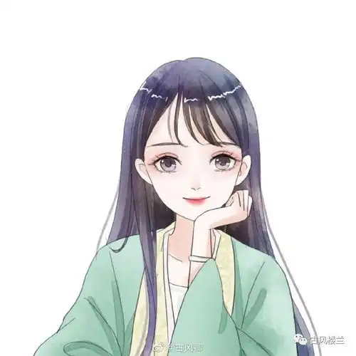 快来领取你的专属古风少女头像