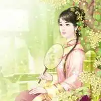 q版古典美女微信头像