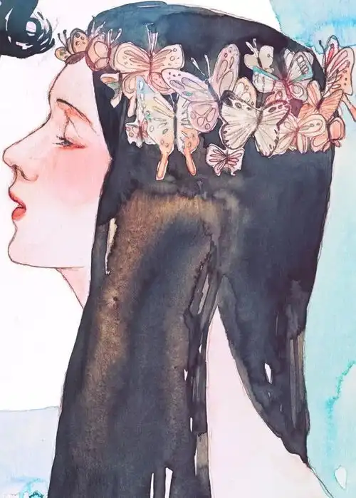 看了这些水彩画,觉得自己的头像该换了