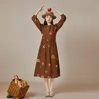 西遇裙装westlink西遇黑色法式连衣裙2023秋冬新款小个子复古气质收腰高端精致长裙多少钱