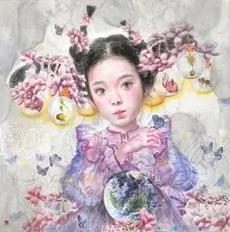 为了喜爱的画画,用坚持成就了梦想的少女