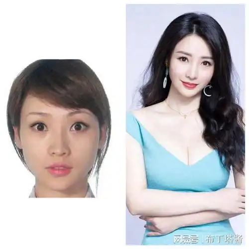 20位女明星证件照对比,谁的差距大,谁又是真正的天生丽质