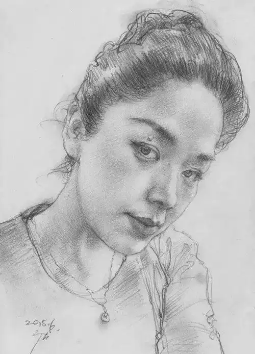 川美院长庞茂琨2020肖像速写作品