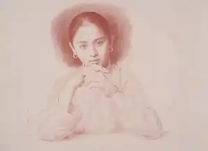 王沂东绘画就是一种坚持,我就喜欢画清纯少女