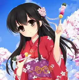 唯美和风头像神采奕奕青春有活力,人见人爱的二次元小姑娘