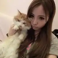 女生qq头像抱着猫咪,然后用搭配网名和个性签名求比如