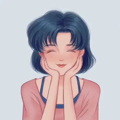 美少女战士手绘头像