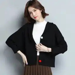 2019年时尚女士上衣针织开衫女
