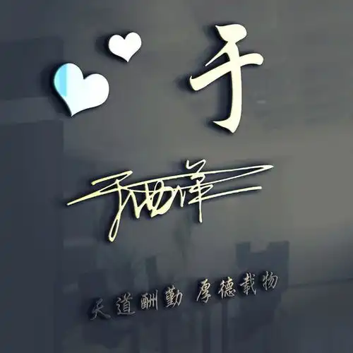 姓氏微信头像,励志3d商务签名微信头像来了,网友都说太美了
