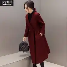 新款时尚呢子大衣女