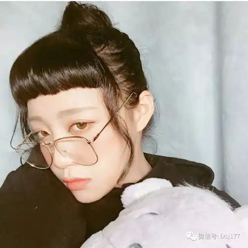 少女系二次元刘海