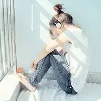 戴耳机女生头像好看的女生戴耳机图片头像