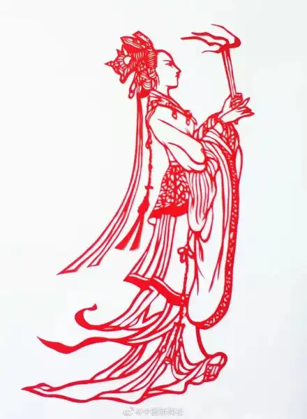 当剪纸遇上四大美女
