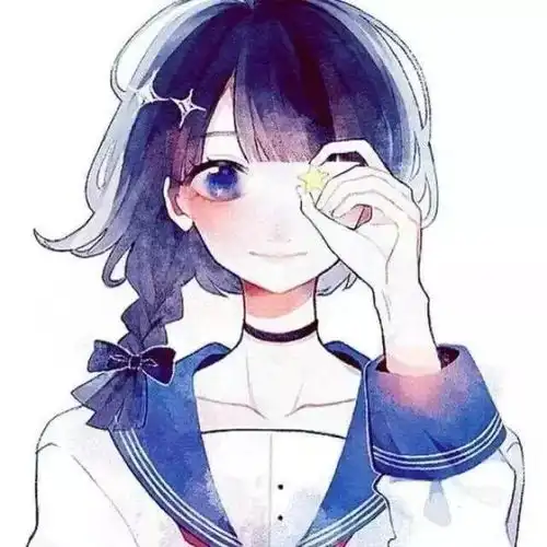 手绘女生头像我能去见见你吗