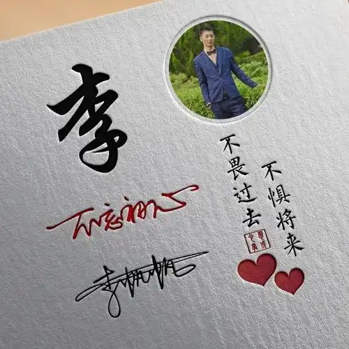 微信头像姓氏头像,三十九张精致商务签名头像,留下你的名字