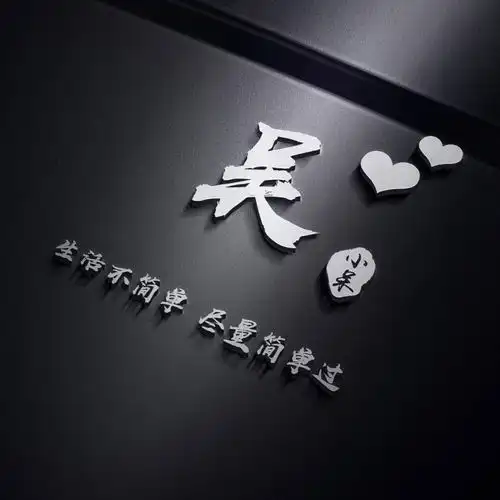 用你的姓氏姓名做头像,十几款个性炫酷签名头像,快来换上吧