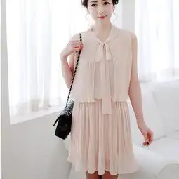 2012夏装假两件连体裙