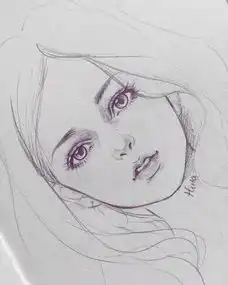她笔下的美少女清新唯美,线条迷人,简直就是一本手绘教程