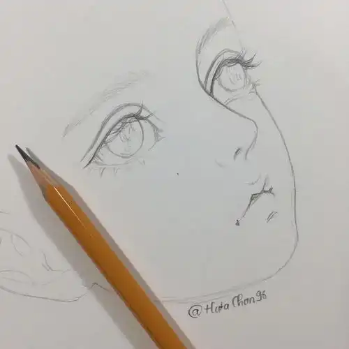 教你画清新唯美的线条美少女,一定不能错过了