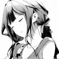 二次元黑白女生头像微信头像图片大全