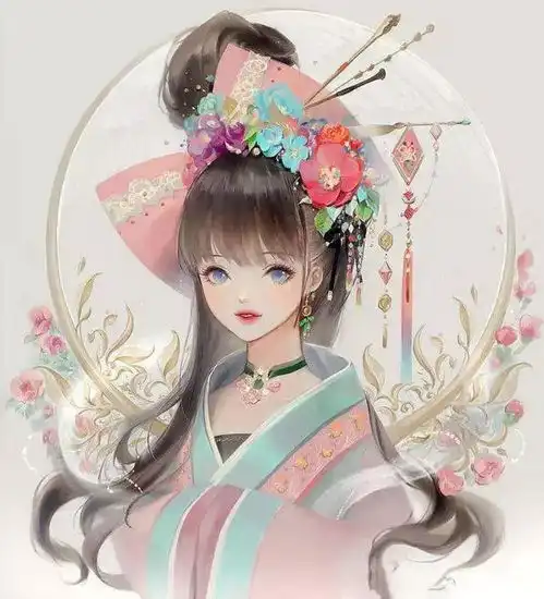 仙气逼人,通透唯美莫非这位韩国神仙画手画的是小仙女