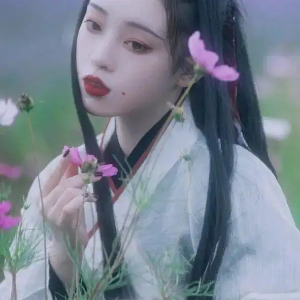唯美古风女生头像日暮酒醒人已远满天风雨下西楼