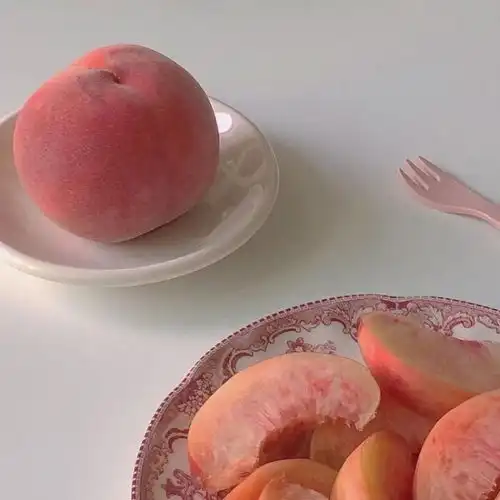 水蜜桃粉色系少女心背景图