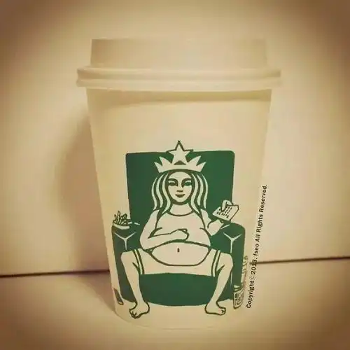 韩国插画小哥,揭露星巴克logo女神私生活,惹18万网友点赞