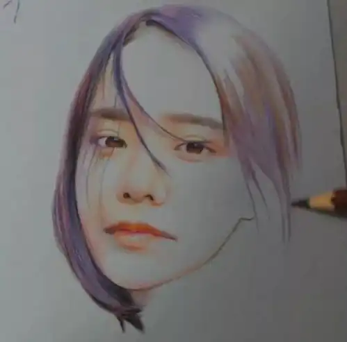 彩铅3步走,一起画出写实美少女
