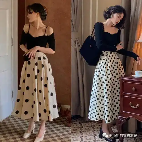 精致女人很少选百褶裙,今年火了这条赫本裙,优雅高级有气质