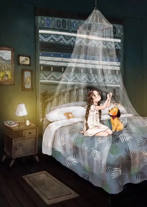 画功媲美宫崎骏韩国插画师笔下的森林故事
