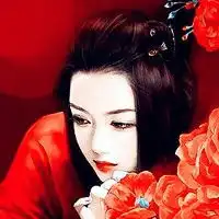 热情喜庆的待嫁红装姑娘