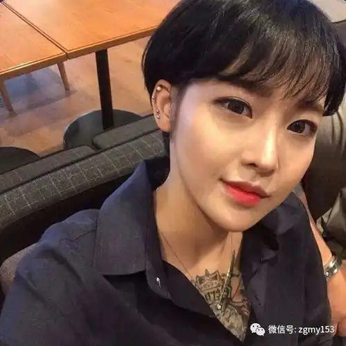 个性时髦帅气女生短发
