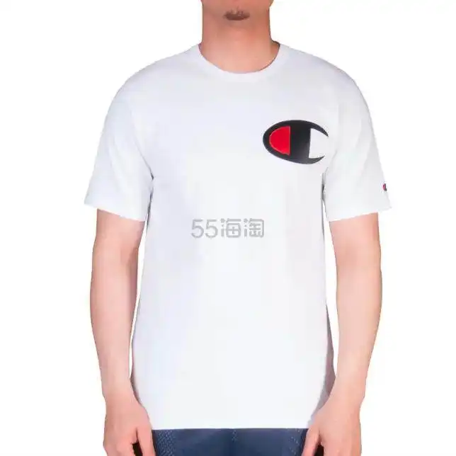 champion冠军男子复古短袖t恤