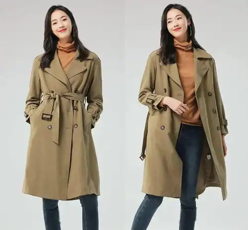 为中国女性设计的风衣,时髦利落,显瘦百搭
