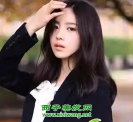 中分中长发发型图片让女生拥有性感味道