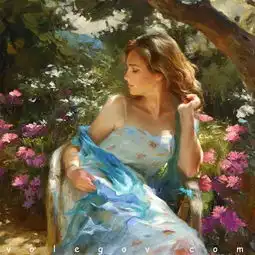 他笔下的美女们个个美到炸裂,3岁作画,上报纸登电视,老夫的少女心有点眩晕