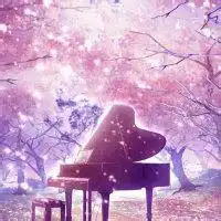 qq头像樱花的梦幻樱花飘落qq头像