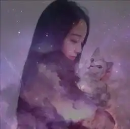 女生头像星空合成头像