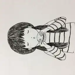 减压简笔画幼稚鬼