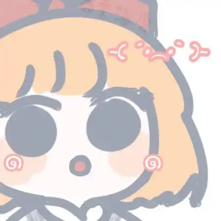 卡通可爱女生头像逆光之处是暖阳