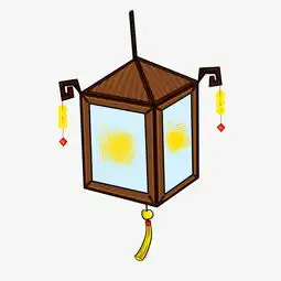 新年褐色的灯笼插画图片素材其他格式下载动漫人物大全
