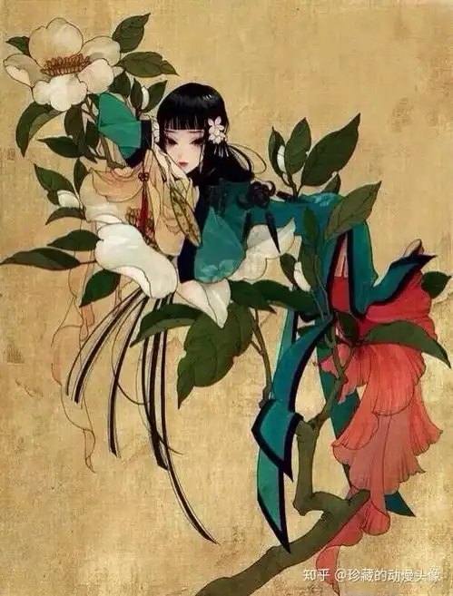唯美古风头像丨美人如画,无法分辨是真是假