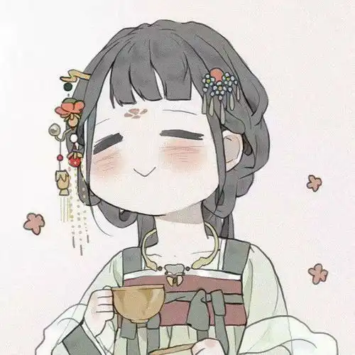 古风漫画女头部位头像淳与爱丽丝
