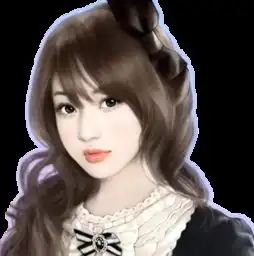 橙光现代美女立绘图片