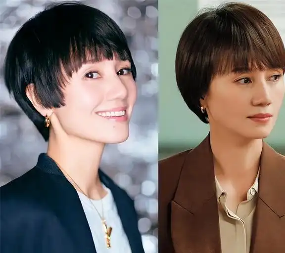 胡因梦的发型让我明白女人上了年纪后,放弃黑长直剪短发更洋气