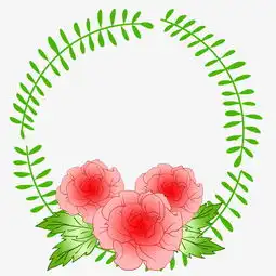 小清新卡通手绘叶子边框图片素材其他格式下载动漫人物大全